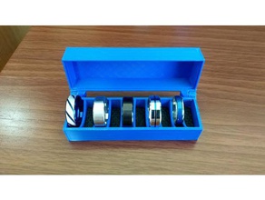 anello caso 10 slot accessori box moda di archiviazione 3d print model - Mito3D
