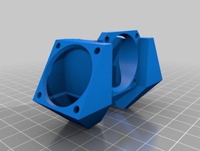 e3d v6 fan shroud part cooling fans 30mm 3d printer parts 3d print model - Mito3D