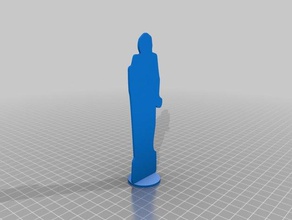 statue01-oldman sculptures 3d print model - Mito3D