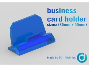 business card holder office stand 3d print model - Mito3D