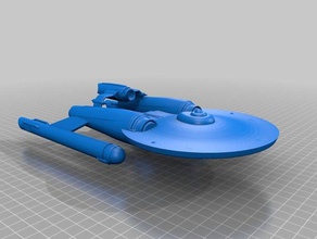 star trek tos style akira classe des véhicules starship tng 3d print model - Mito3D