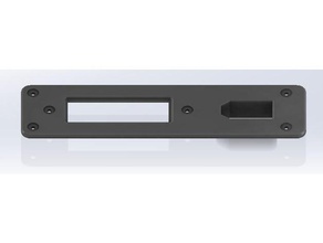esk8 gabinete de combinação placa interruptor xt90-s & voltímetro diy 3d print model - Mito3D