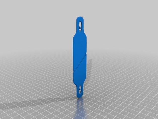 mini longboard deck toys & games skateboard 3D print model - Mito3D