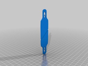 mini longboard deck toys & games skateboard 3d print model - Mito3D