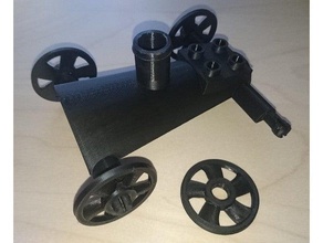 alternative wheel balloon powered jet car snap wheels duplo seat toys & games toy 3d print model - Mito3D