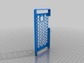 huawei p9 honeycomb Fall Handy 3d print model - Mito3D