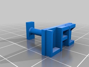 my customized cufflink customizer - no support glue hassle costume 3d print model - Mito3D