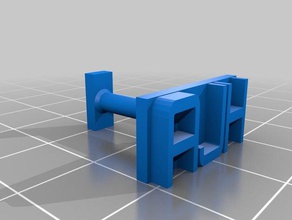 my customized cufflink customizer - no support glue hassle costume 3d print model - Mito3D