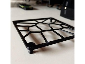 80mm fan guard snap voronoi 3d printing 3d print model - Mito3D