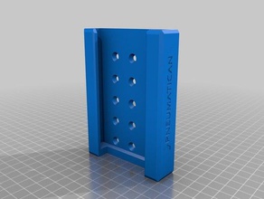 acht dart caddy tek-loc version Spielzeug & game Zubehör 3d print model - Mito3D