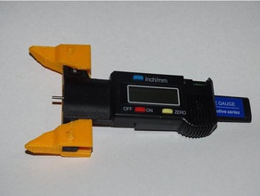 radius gauge tools digital caliper measurement device 3d print model - Mito3D