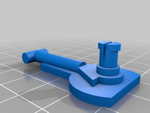 gijoe rattler traseira do trem de pouso brinquedos & games 3d print model - Mito3D