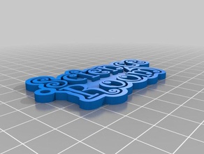 scienza sala portachiavi i keychain 3d print model - Mito3D