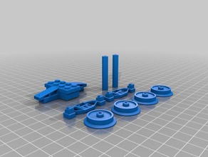 lego carrello costruzione di giocattoli 3d print model - Mito3D