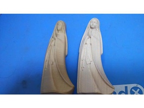 Mutter mary Skulpturen maria 3d print model - Mito3D