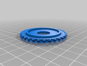 gripped cable reel - connectable organization management cord wrap spool 3d print model - Mito3D