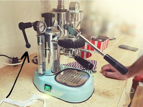 özel buhar vanası kol pavoni espresso makinesi 1 basımı mutfak ve yemek kahve özelleştirilmiş kolu bölüm parçalar yedek parça 3d print model - Mito3D