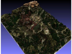 meridiano mapa topográfico modelos horizonte cero amanecer 3d print model - Mito3D
