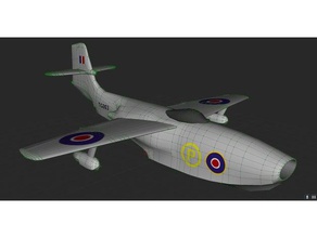 saunders roe sra1 vehicles aircraft 3d print model - Mito3D