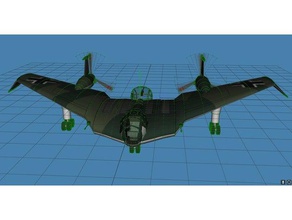indiana jones fw1 ala de vuelo vehículos 3d print model - Mito3D