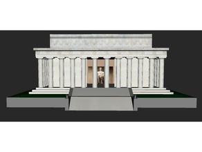 lincoln memorial buildings & structures 3d print model - Mito3D