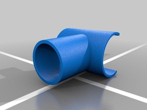 snap sela tês de pvc partes junta tubo adaptador 3d print model - Mito3D