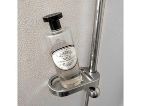 luxo easy-fit-pad casa de banho acessórios do banheiro o tempo showergel stand com duche gel bandeja chuveiro 3d print model - Mito3D