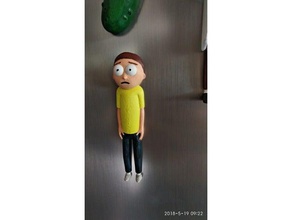 morty smith rick fridge magnet household 3d print model - Mito3D