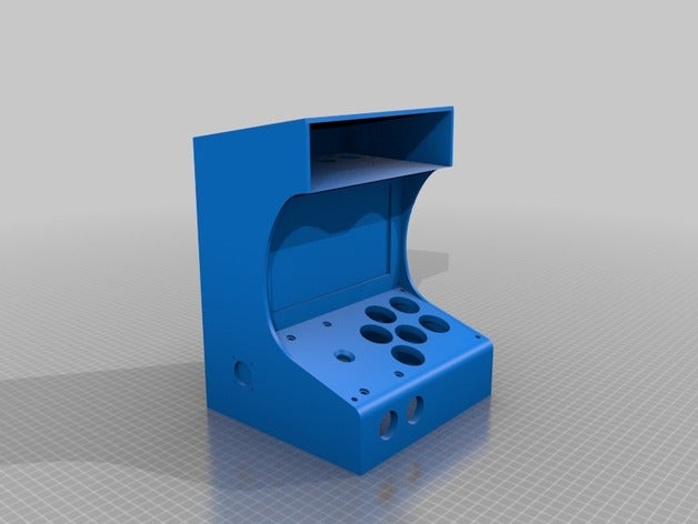 arcade cabinet rpi jogos de vídeo gabinete onshape 3D print model - Mito3D