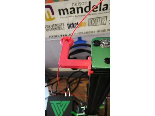 clip de filamento guía tevo tornado cr 10 Impresora 3d las piezas la tapa extremo el 3D print model - Mito3D