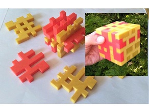 puzzle-deca-cube Rätsel 3d print model - Mito3D