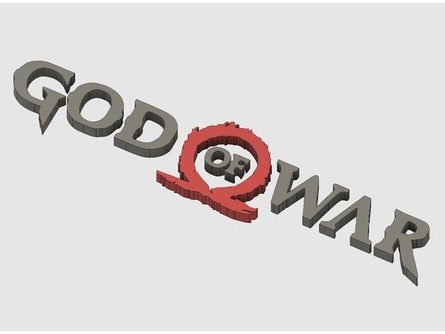dio della guerra logo La stampa 3d gow il 3D print model - Mito3D