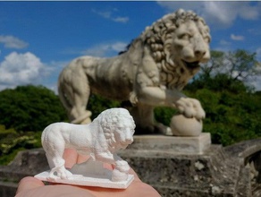 statue de lion compi gne analyses & répliques Numérisation 3d frostgrave la numérisation 3d print model - Mito3D