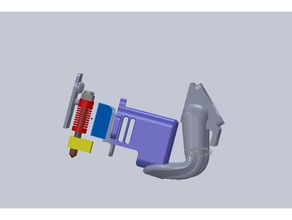creality cr-10 complète du système d'air Imprimante 3d accessoires souffleur cr10 fang de conduits ventilation 3d print model - Mito3D