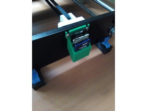 soporte tarjeta sd para reprap prusa i3 support card 3d printer accessories 3d print model - Mito3D