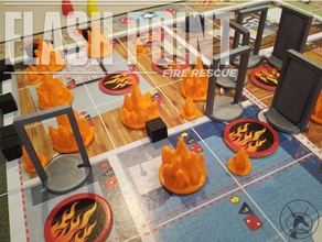 flashpoint boardgame complete makeover games board game jeu societe 3d print model - Mito3D