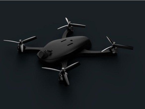 minibird 130 mm de fpv quadcopter racer r c vehículos sin escobillas diy el drone carreras multicopter multirotor quad 3d print model - Mito3D