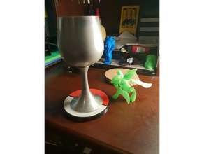 pokeball coaster household supplies no supports pokemon 3d print model - Mito3D