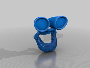 chouette bouche sculptures 3d print model - Mito3D