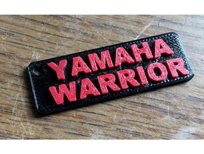 yamaha xv1700 road star warrior keychain 3d printer parts dual color motorcycle petg 3d print model - Mito3D