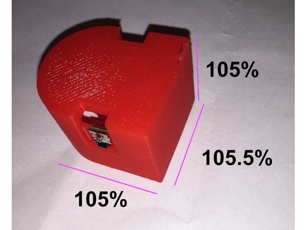 ryobi battery cap - remix robotics 3D print model - Mito3D