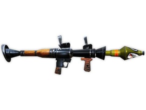 full size fortnite rpg games 3d battle royal gun models weapon 3d print model - Mito3D