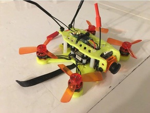 90mm micro quadcopter frame hobby 3d print model - Mito3D