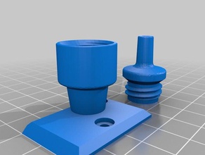 prusa mk3 filament couvercle fileté duster huileur combiné imprimante 3d accessoires i3 3d print model - Mito3D