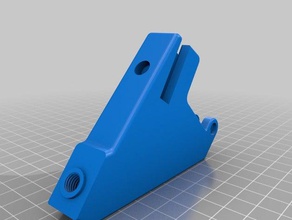 horizontal spool holder 3d printer accessories anet a8 3d print model - Mito3D