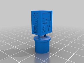 hora de aventura bmo extrusora botão cr-10 Impressora 3d acessórios knob 3d print model - Mito3D