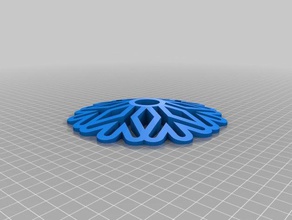 my customized snowflake doorstop - household 3d print model - Mito3D