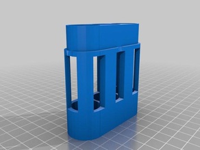 3 cell 18650 battery box electronics customized 3d print model - Mito3D