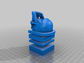 dnd toa - square skeleton key 3d printing d&d prop tomb annihilation 3d print model - Mito3D