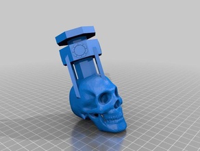 le mdn toa - octogone squelette de la clé L'impression 3d d&d prop tombeau l'anéantissement 3d print model - Mito3D